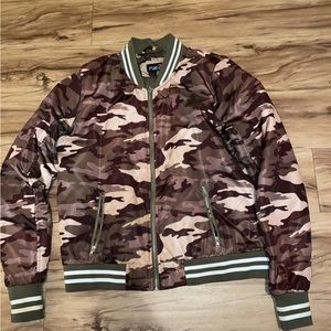 Camo Bomber Jacket